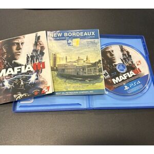 Mafia III - Standard Edition (Sony PlayStation 4, 2016) Complete in Box With Map